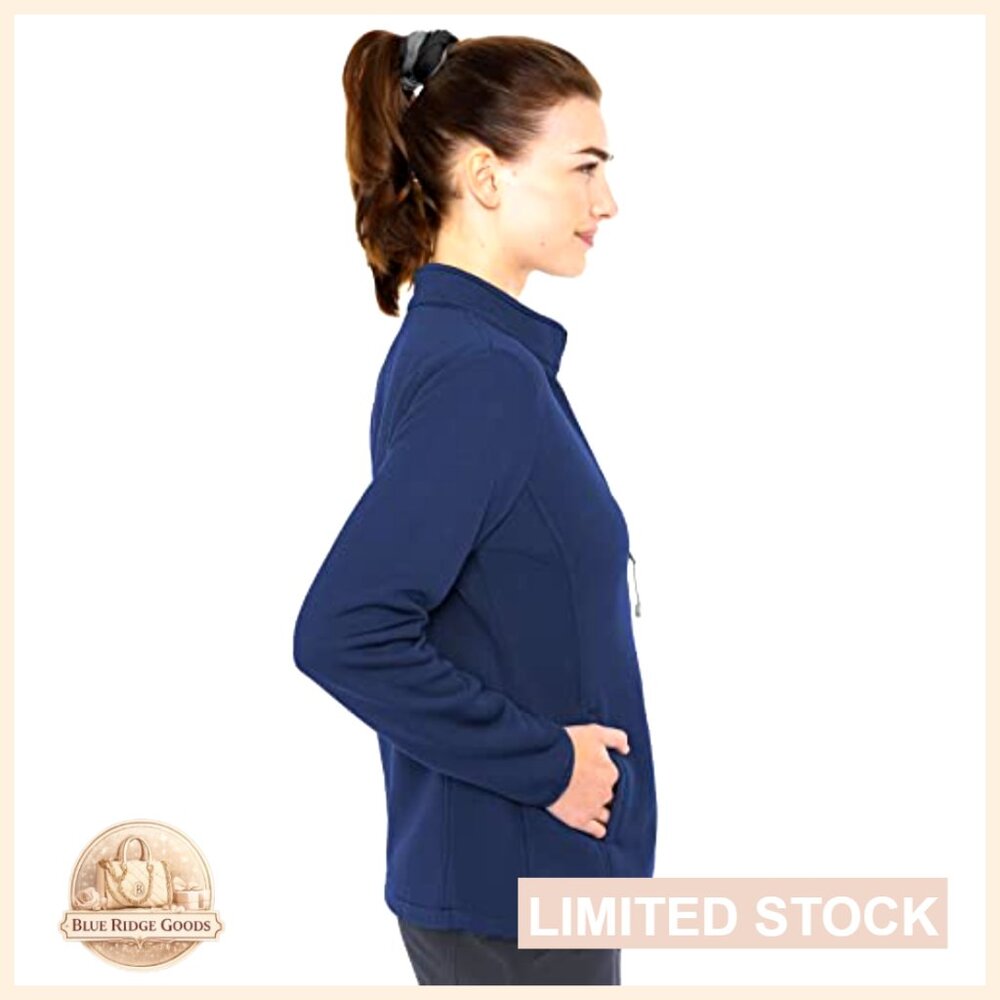 Performance Fleece Jacket With Pockets Stretch Fi… - image 4